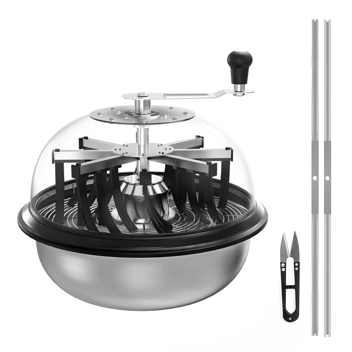 iPower 16 Zoll Blatt Bowl Trimmer Maschine Twisted Spin Cut für Pflanze Knospe und Blume mit verbess