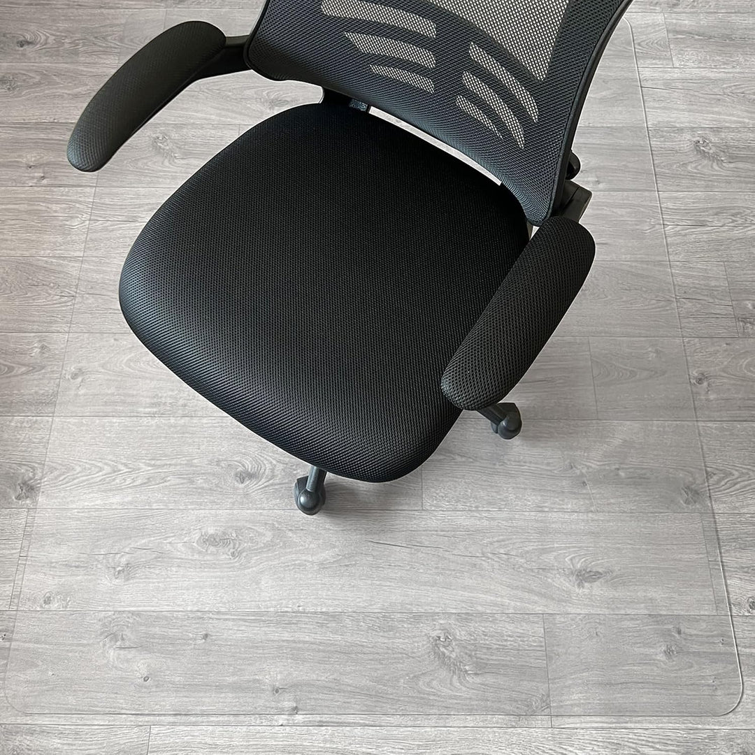 Marvelux Klar Bodenschutzmatte, Mehrzweck PVC Hartbodenschutzmatte 90 x 120cm, Langlebiger wasserdic