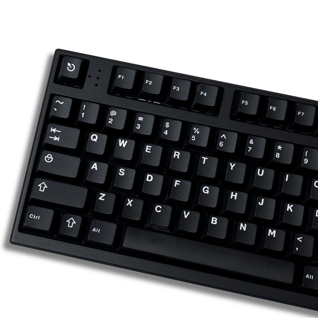Schwarz WOB Keycaps Doubleshot Cherry Profil 121 Tasten Custom Minimalist Keycaps Set für Cherry MX