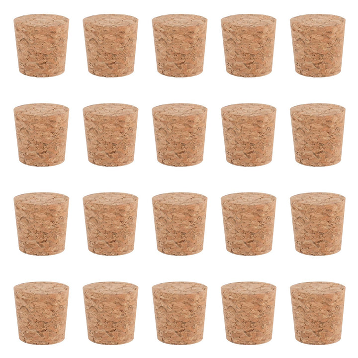 INCREWAY 40-tlg. Holzkorkenverschluss, konischer Weinflaschenverschluss, Ersatzkorken, Naturkork für