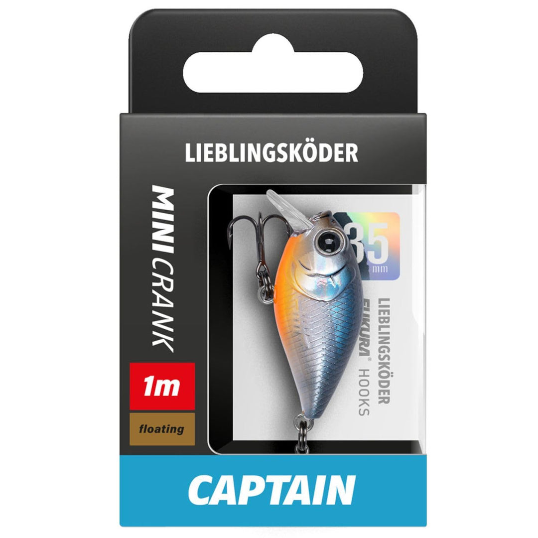Lieblingsköder Mini Crank 35mm 3,6g - Wobbler Captain, Captain