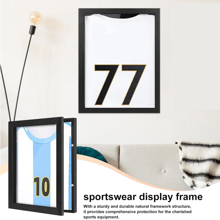 Trikotrahmen Holz Sporttrikot Präsentationsrahmen Mit Magnetklappe, Fussballtrikot Rahmen Objektrahm