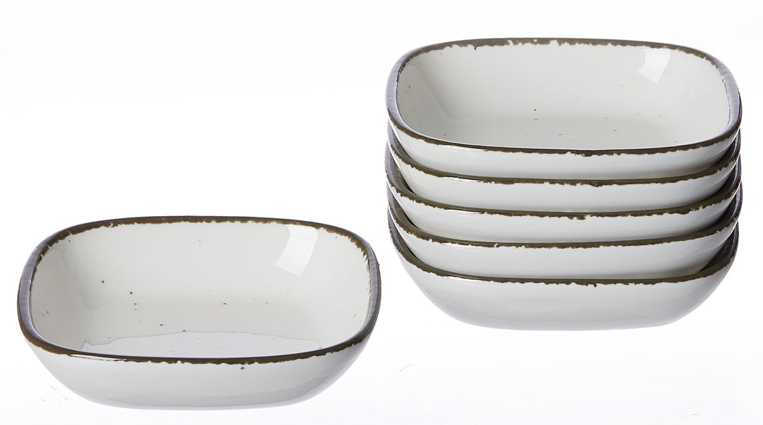 Ritzenhoff & Breker Dipschalen-Set Casa, 6-teilig, 10x10 cm, Creme Dipschalen Creme, Dipschalen Crem