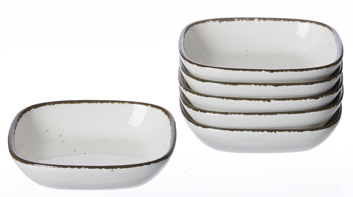 Ritzenhoff & Breker Dipschalen-Set Casa, 6-teilig, 10x10 cm, Creme Dipschalen Creme, Dipschalen Crem