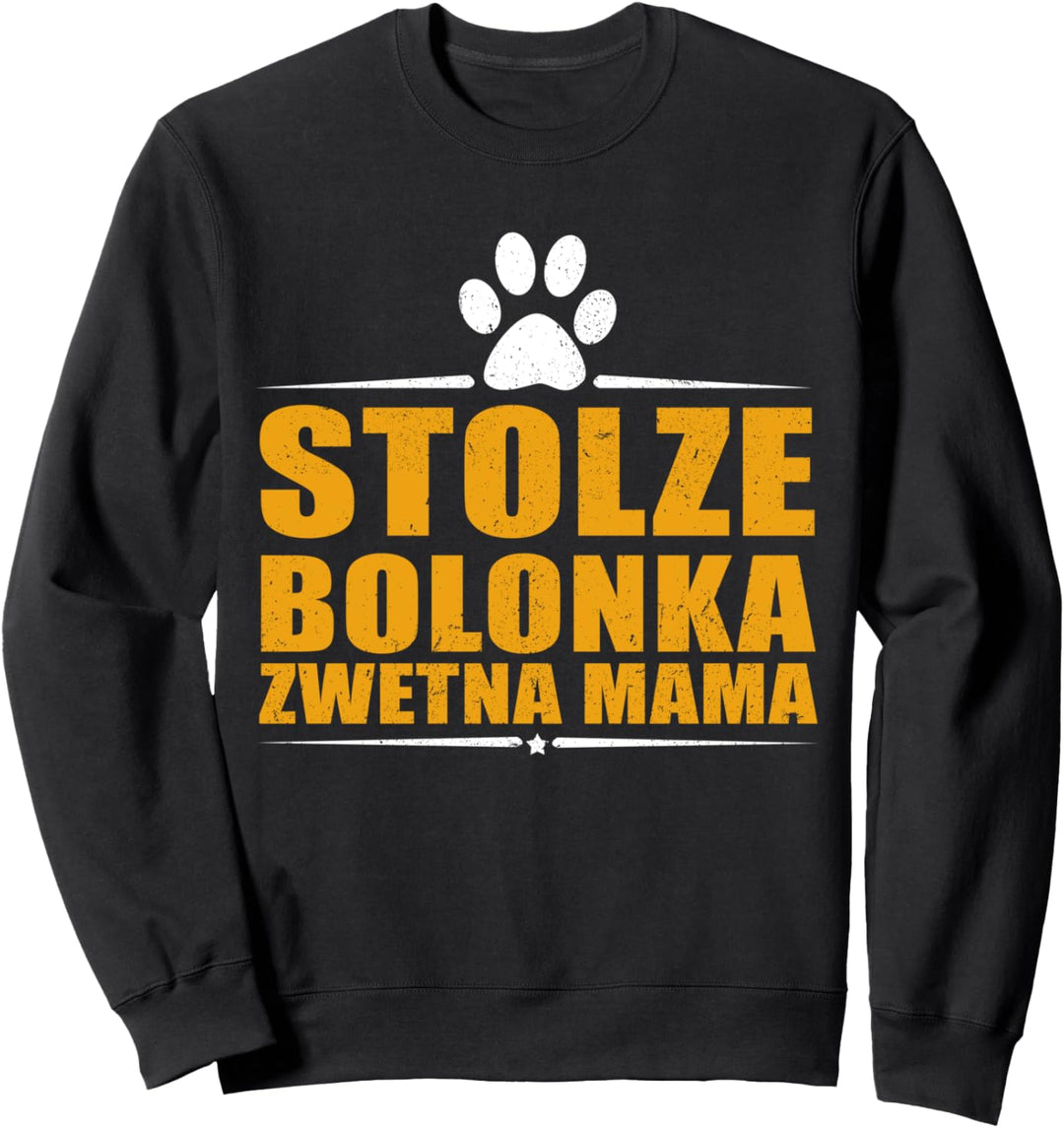 Stolze Bolonka Zwetna Mama Hundebesitzerin Sweatshirt