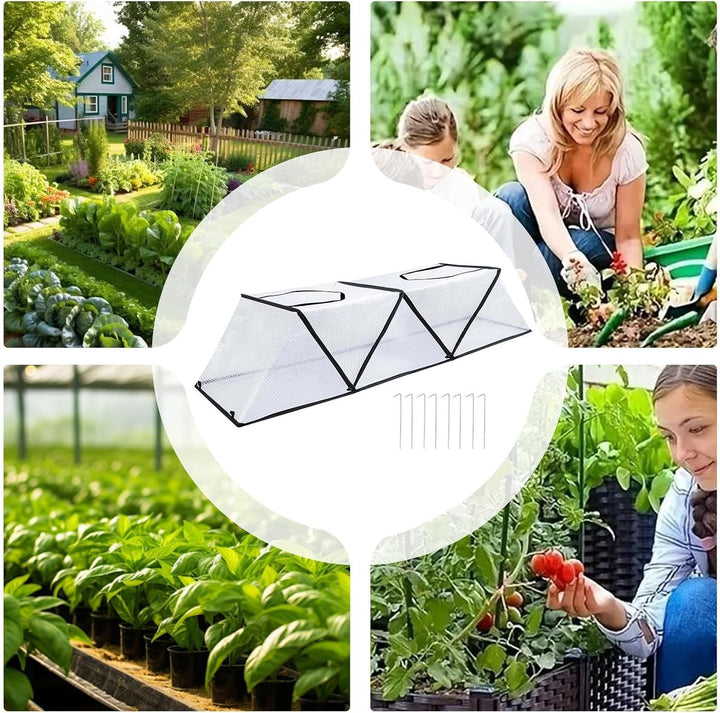 Pflanzenschutz Für Gartenpflanzen - Faltbare Winterfrost Schutzkäfige,Gartenhauben Als Pflanzenschüt