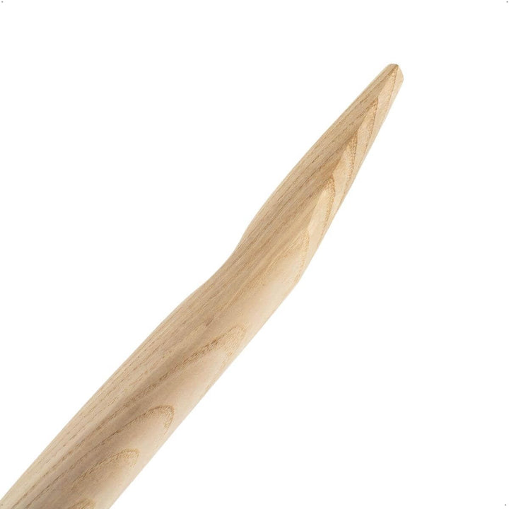 Rekord Doppelfederspatenstiel Gärtner (94 cm, gebogen) aus Eschenholz, mit T-Griff, robust, für Gärt