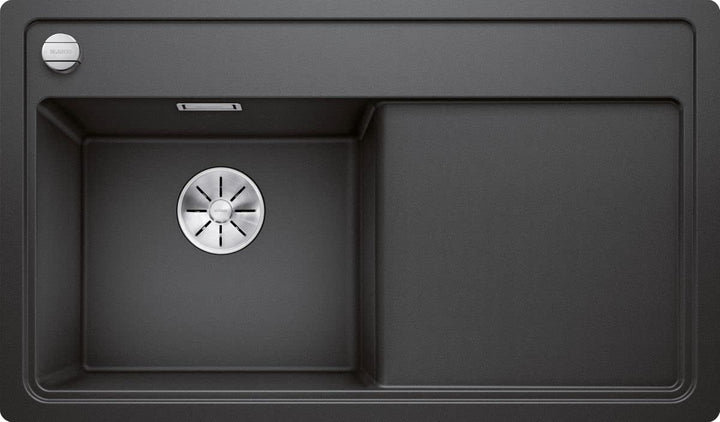 BLANCO ZENAR 45 S-F | SILGRANIT anthrazit | Einbauart: Flächenbündig | Hauptbecken links | mit Ablau