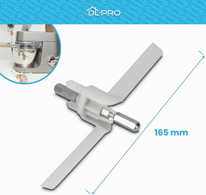 DL-pro 2 x Mitnehmer für Bosch 00091027 091027 für MUM4 MUZ4 Küchenmaschine Flügel Achse Antrieb mit