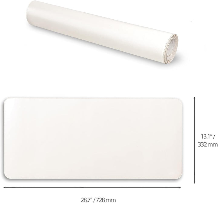 Londo Leder Verlängerter Mouspad, Multifunktionale Schreibtischunterlage - Rutschfesten Unterseite,