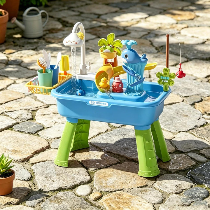 Outdoor Wassertisch Für Kinder | Pädagogisches Sensorik Spielset | Wasserspielzeug Für Mädchen Vorsc