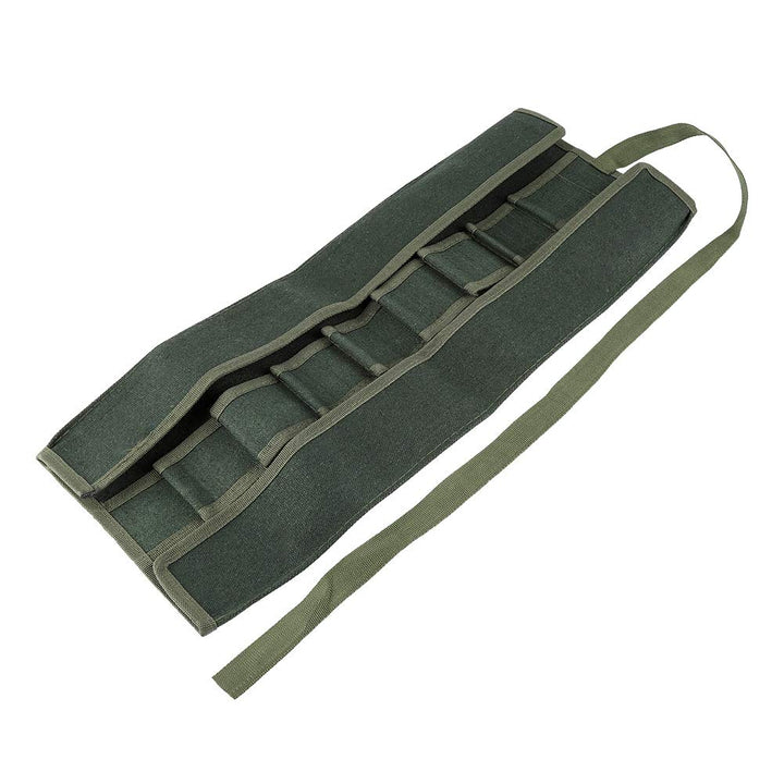 Cyrank Canvas Garden Tools Pouch, japanische Bonsai Tools Storage Package Roll Bag Canvas Tool Set C