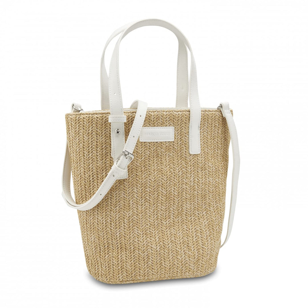 MARCO TOZZI Damen 2-2-61013-28 Handtasche White Comb, White Comb