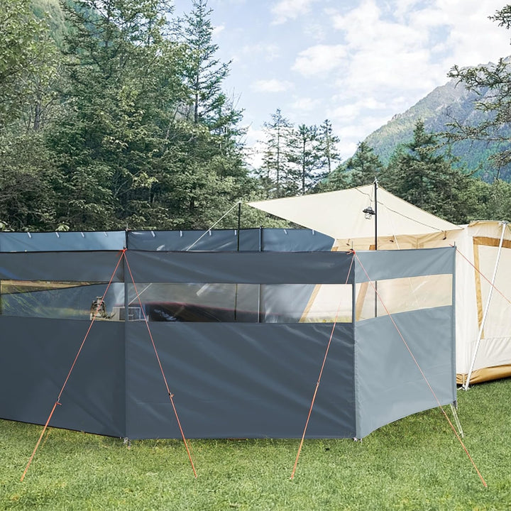 REDCAMP Windschutz für Camping, Heavy Duty Camping Sichtschutz Outdoor Caravan Privacy Shield mit To