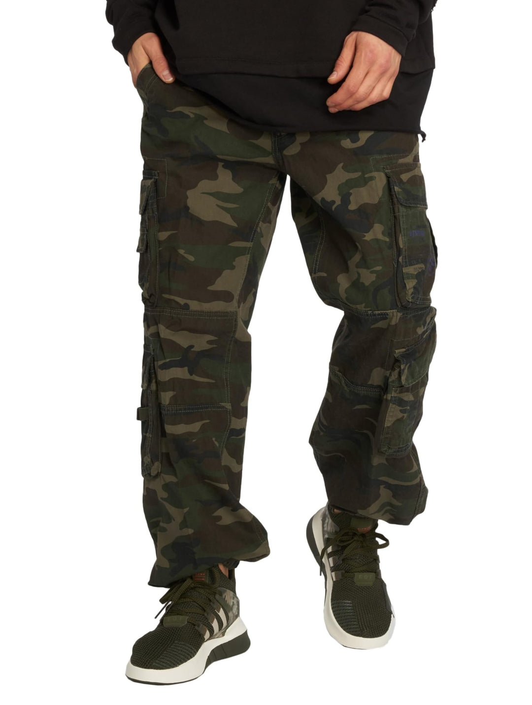 Brandit Herren Pure Vintage Pants Hose, S Mehrfarbig (Woodland 10)