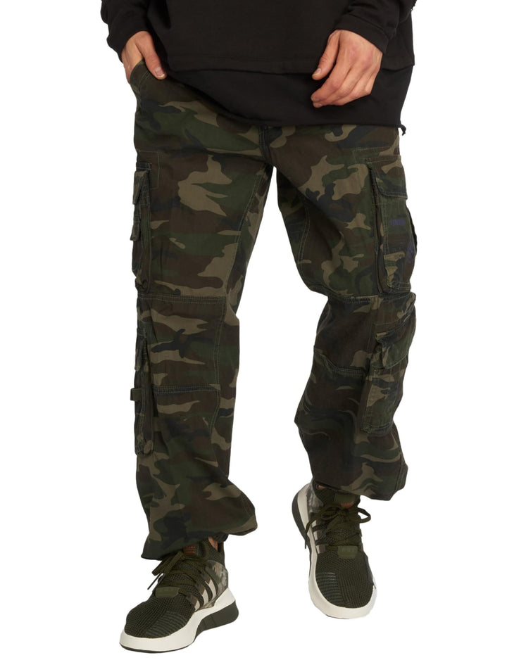 Brandit Herren Pure Vintage Pants Hose, S Mehrfarbig (Woodland 10)