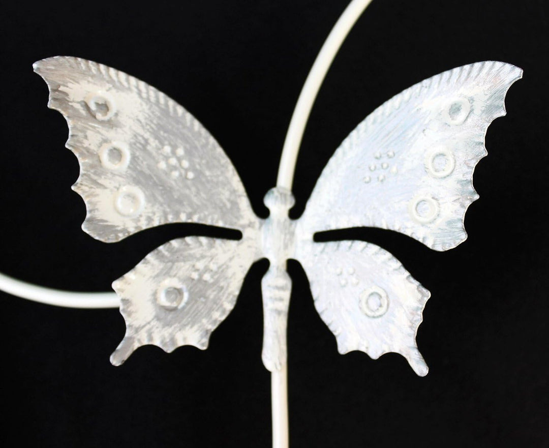 DanDiBo Wandteelichthalter Herz 39 cm Weiss Teelichthalter Metall Wandleuchter Kerze