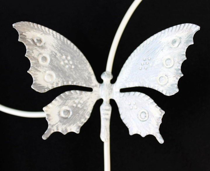 DanDiBo Wandteelichthalter Herz 39 cm Weiss Teelichthalter Metall Wandleuchter Kerze
