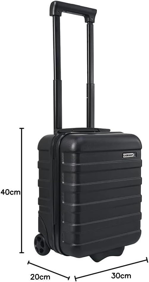Cabin Max Anode Hartschalen Trolley 40x30x20 cm | 24L Handgepäck Koffer für Ryanair & Wizz Air Unter
