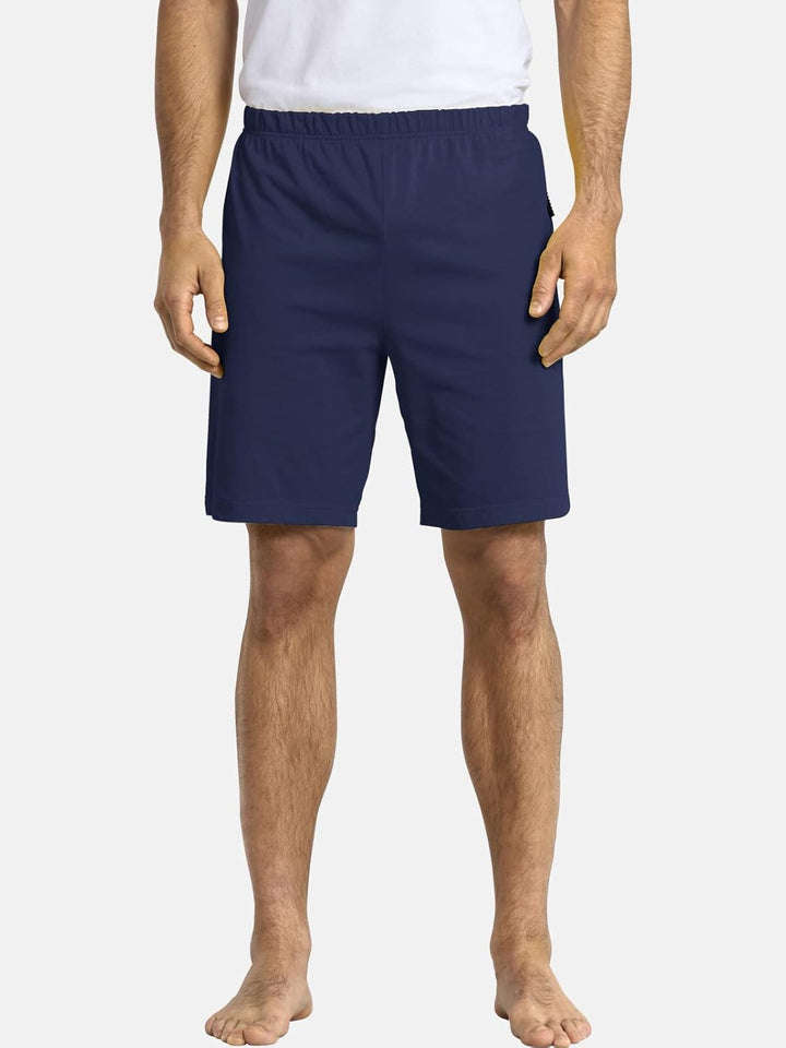 Jan Vanderstorm Herren Kurze Schlafhose Malvik XL Dunkelblau, XL Dunkelblau