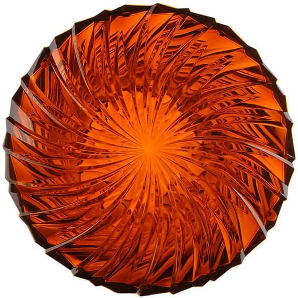 Kartell Sparkle, PMMA, amber, 45 x 35 x 45 cm Tavolino Ambra, Tavolino Ambra