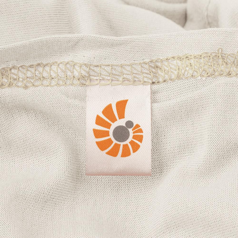 Ergobaby Babytragetuch für Neugeborene ab Geburt bis 11,3 kg, Aura Knit Tragetuch aus recycelten Sto