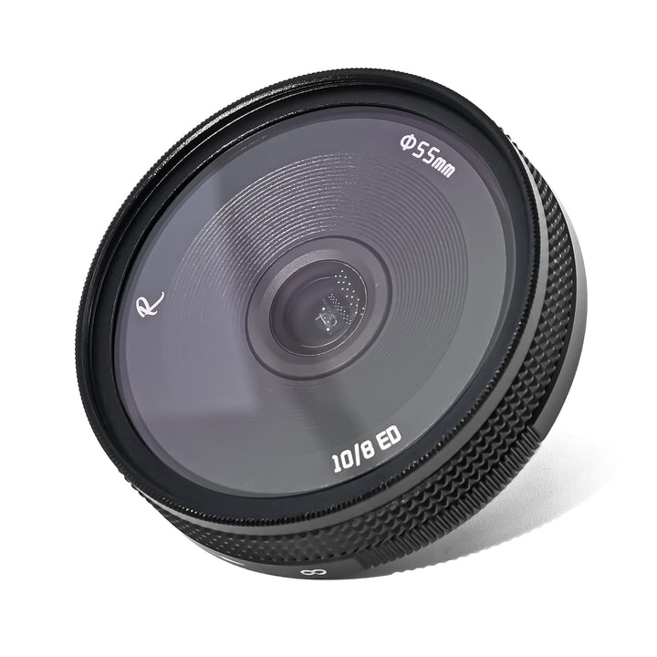 AstrHori 10 mm F8 II Ultraweitwinkel Fischaugenlinse Manuelles APS-C-Objektiv Kompatibel mit Panason