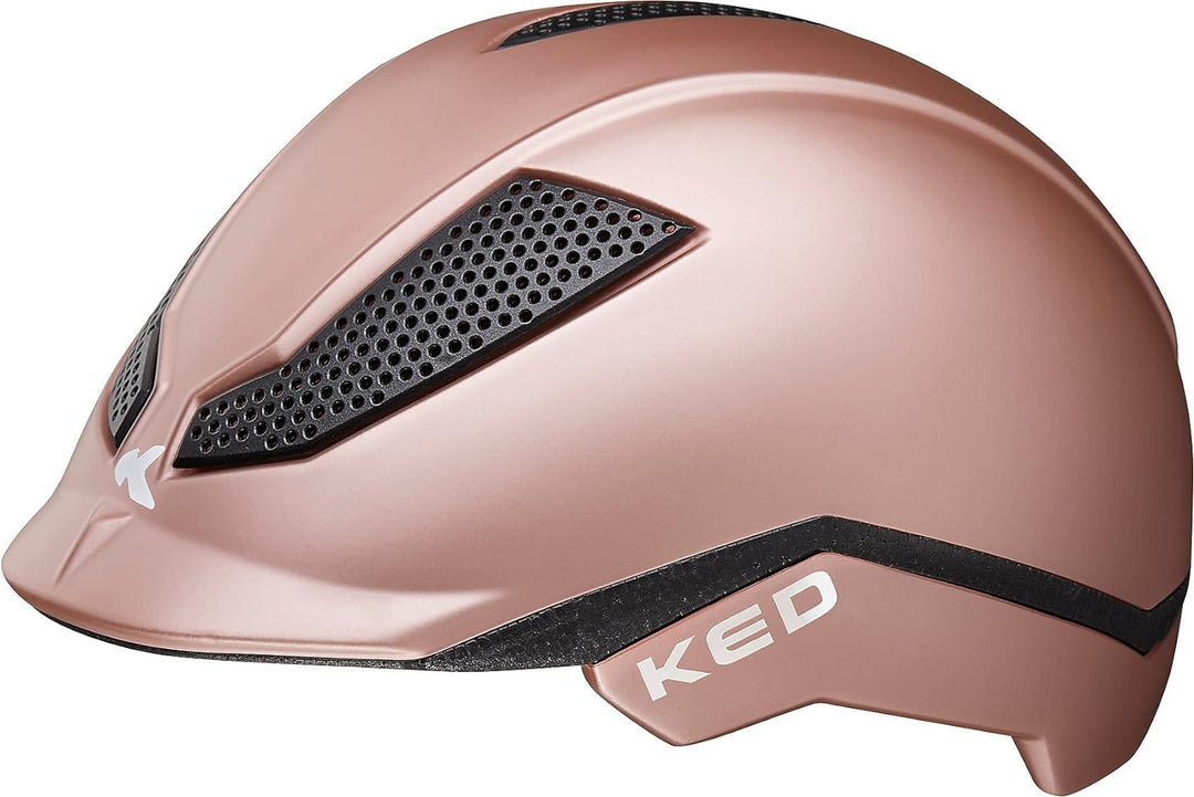 KED Pina Kinder Fahrrad Helm matt rosé 2023 S (50-53cm), S (50-53cm)