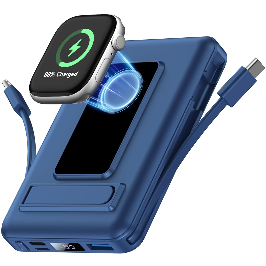 für Magsafe Powerbank, 10000mAh Magnetische Kabellose Power Bank für iPhone, 20W Schnelllade Externe