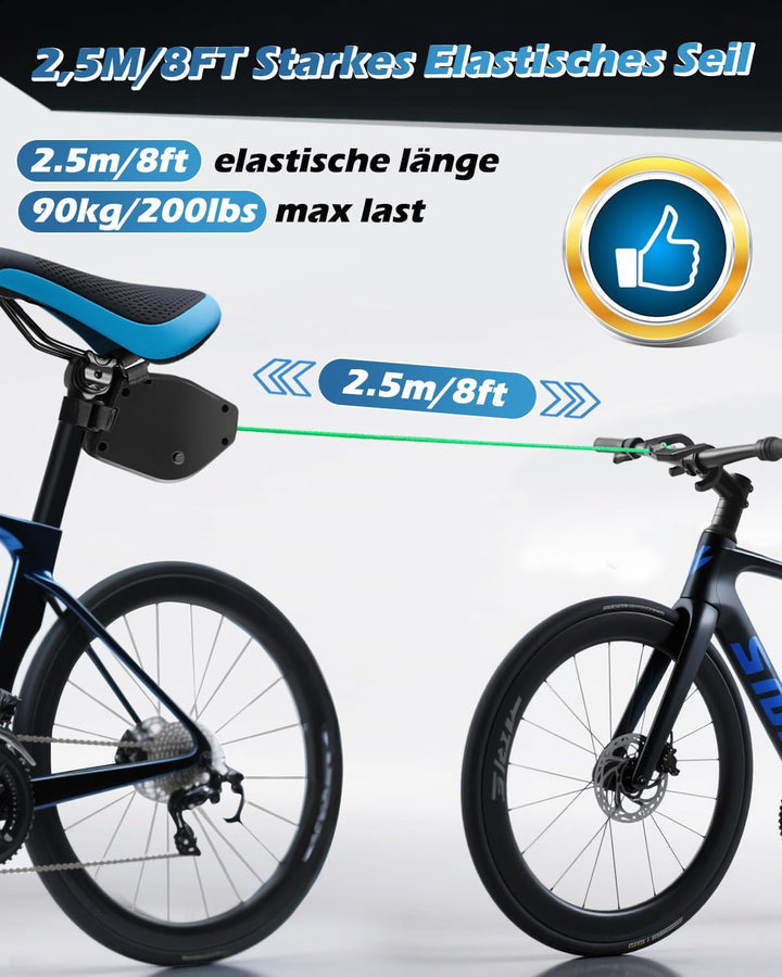 MAIKEHIGH Abschleppseil Fahrrad Kinder, Zugseil Fahrrad Kinder Follow Me Abschleppsystem 2,5 Meter U