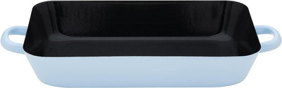 Riess, 0046-028, Bratpfanne 33/20 cm, BACKEMAILLE BLAU, LBH 40.5x20.6x6 cm, Gew. 0.892 kg, Volumen 3