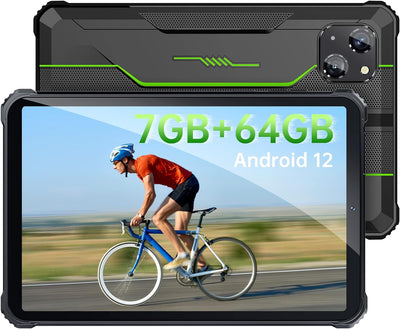 OUKITEL RT3 Outdoor Tablet 8 Zoll, 7GB + 64GB (1TB Erweiterbar) Tablet 2023, IP68 Wasserdicht Tablet