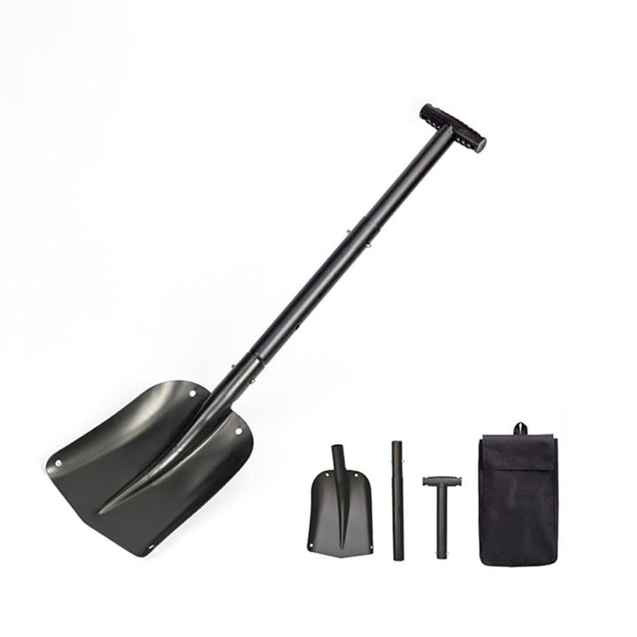 Lixada Teleskop-Schneeschaufel Kit Tragbare, Sport-Utility-Schaufel, einziehbare Campingschaufel, Sc