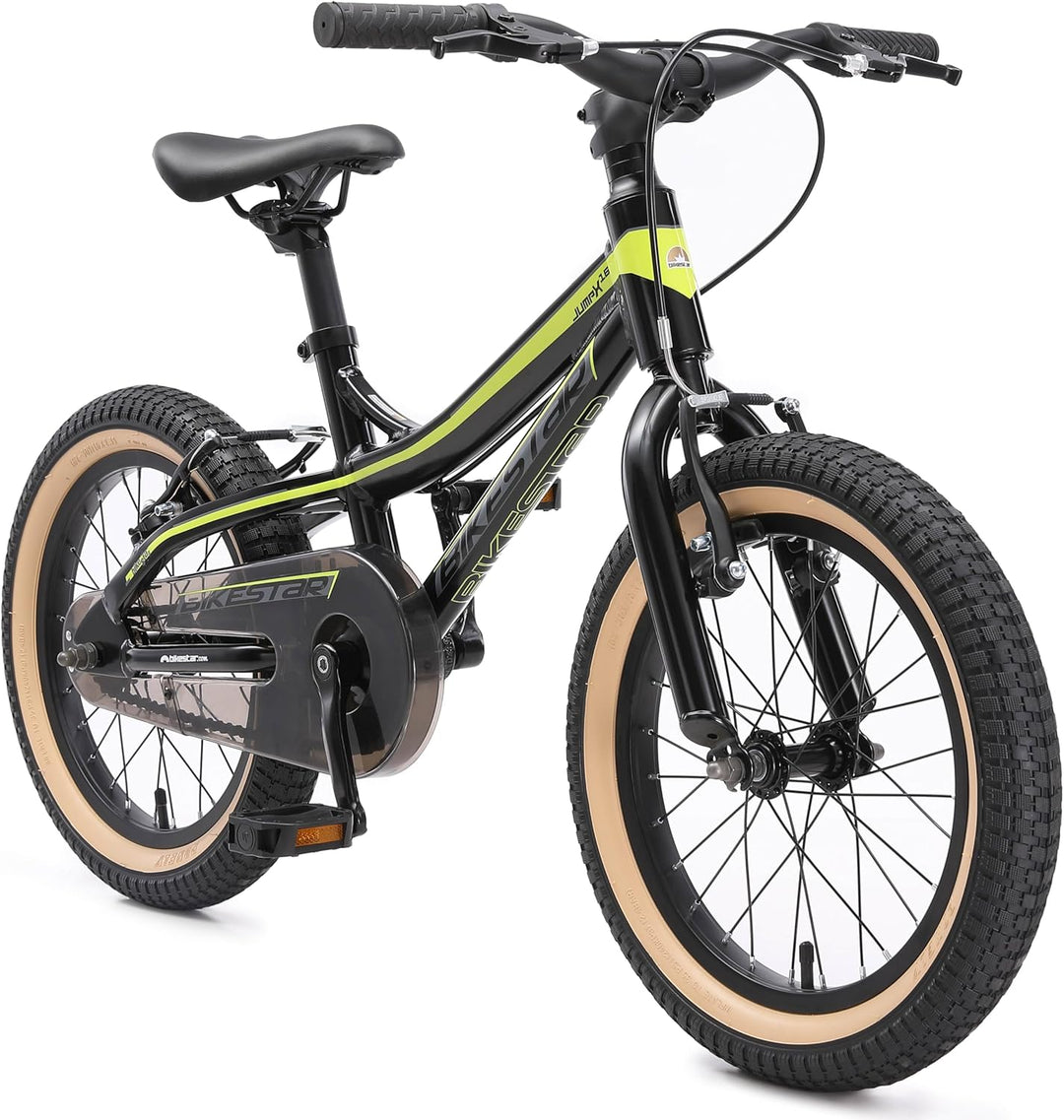 BIKESTAR Kinder Fahrrad Aluminium Mountainbike mit V-Bremse für Mädchen und Jungen ab 4-5 Jahre | 16