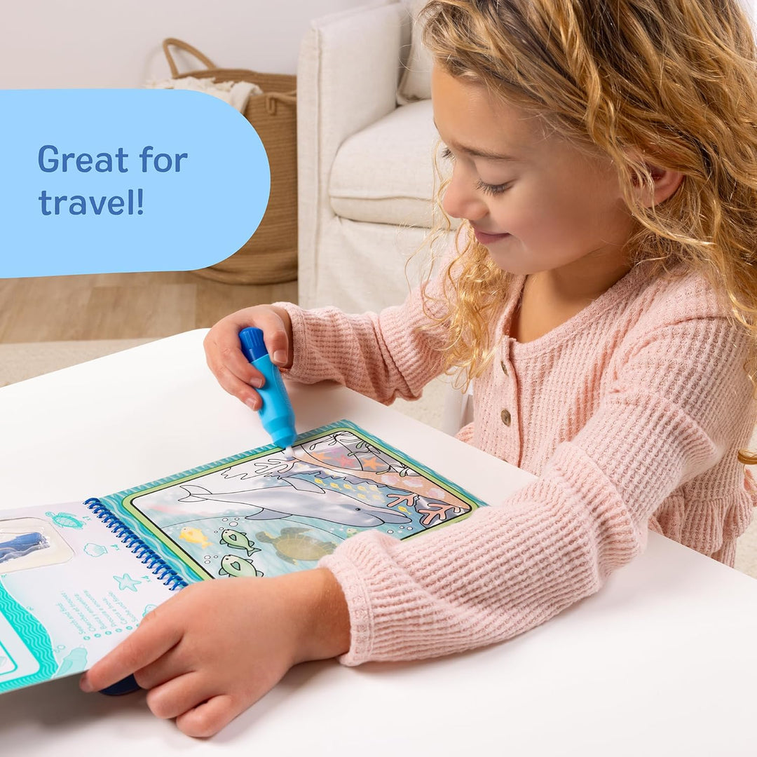 Melissa & Doug Wassereinfärbungsbrett – unter dem Meer | Aktivitätsbrett | Reisen | 3+ | Geschenk fü