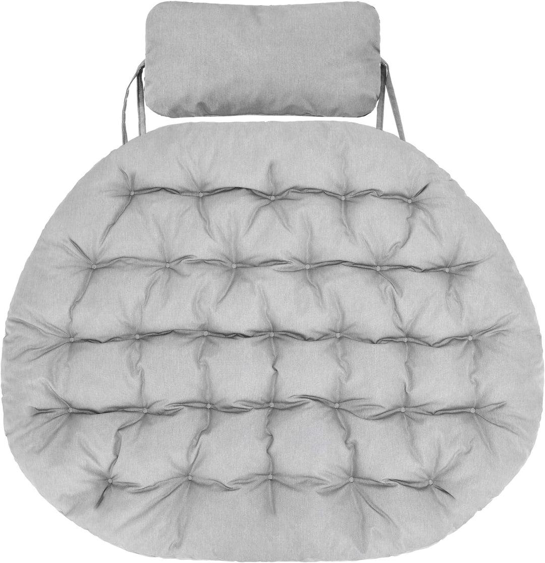 Bjird Hängesessel Kissen, Polster, Auflage für Polyrattan & Rattan Hängeschaukel, Sitzauflage für Hä