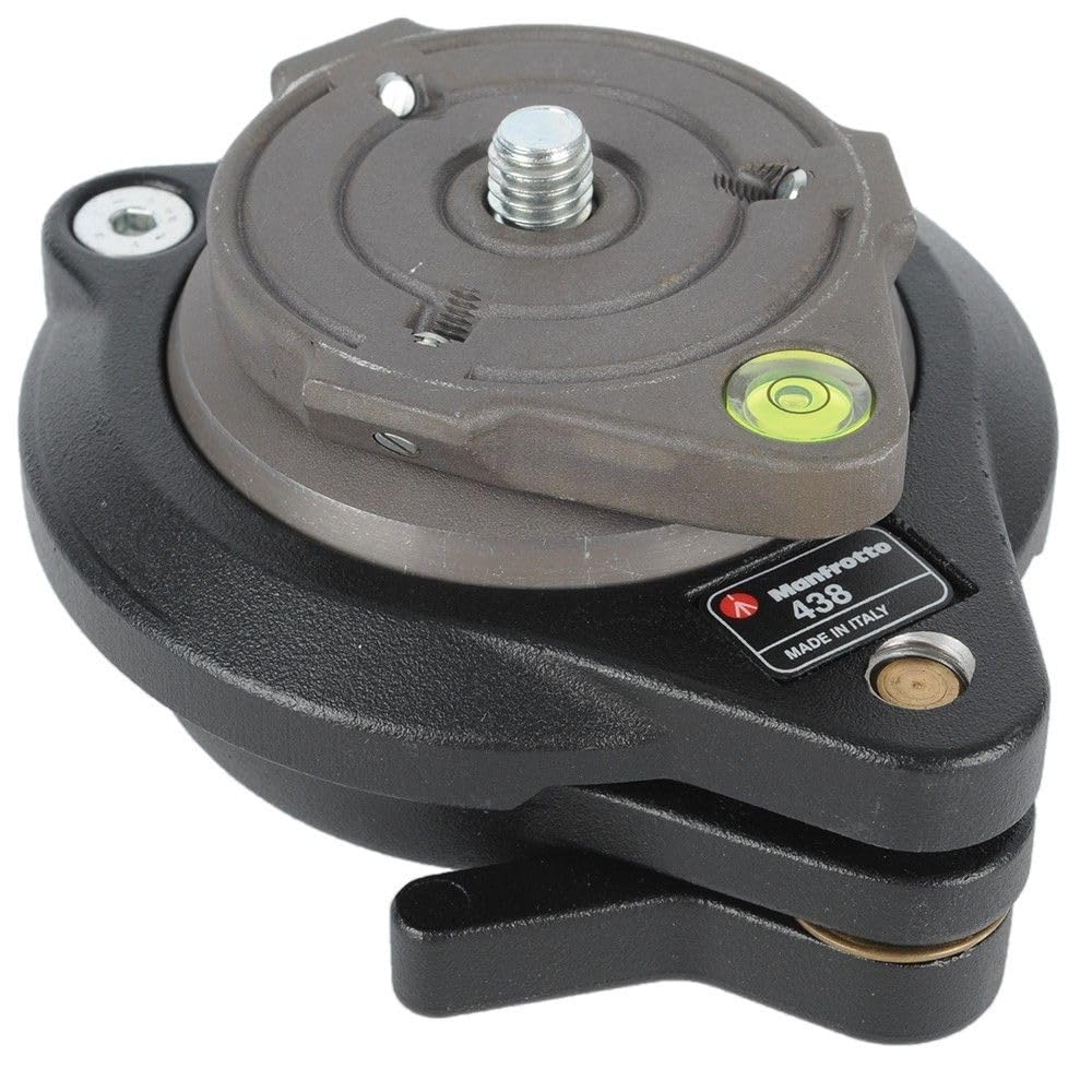 Manfrotto 438 3/8 Ball Kamera Nivellierer â€“ 3502, Schwarz