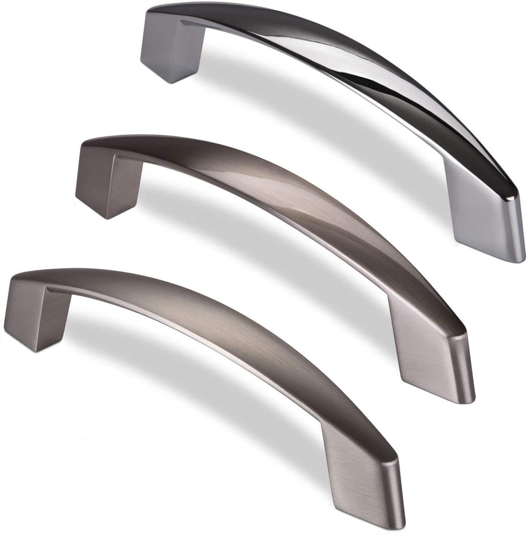 10 x Möbelgriff THEA Edelstahloptik BA 128 mm Bogengriff Küchengriff von SO-TECH® 10 x Finition Acie