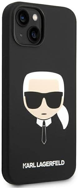 KARL LAGERFELD KLHMP14MSLKHBK Hülle für iPhone 14 Plus 6,7" hardcase Schwarz SIL