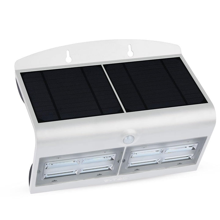 V-TAC Solar-Wandlampe VT-767-7-W 8278 LED 7.00W Tageslichtweiss Weiss, Schwarz