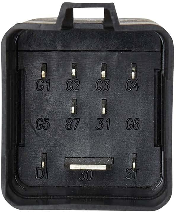 HELLA 4RV 008 188-621 Steuergerät, Glühzeit - 12V - Anschlussanzahl: 9 - Zylinderanzahl: 4