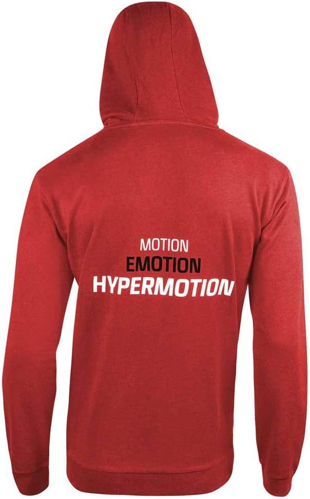UYN Unisex Uynner Club Hyper Full Zip Sweatshirt Unisex Sweatshirt M Pompeian Red, M Pompeian Red