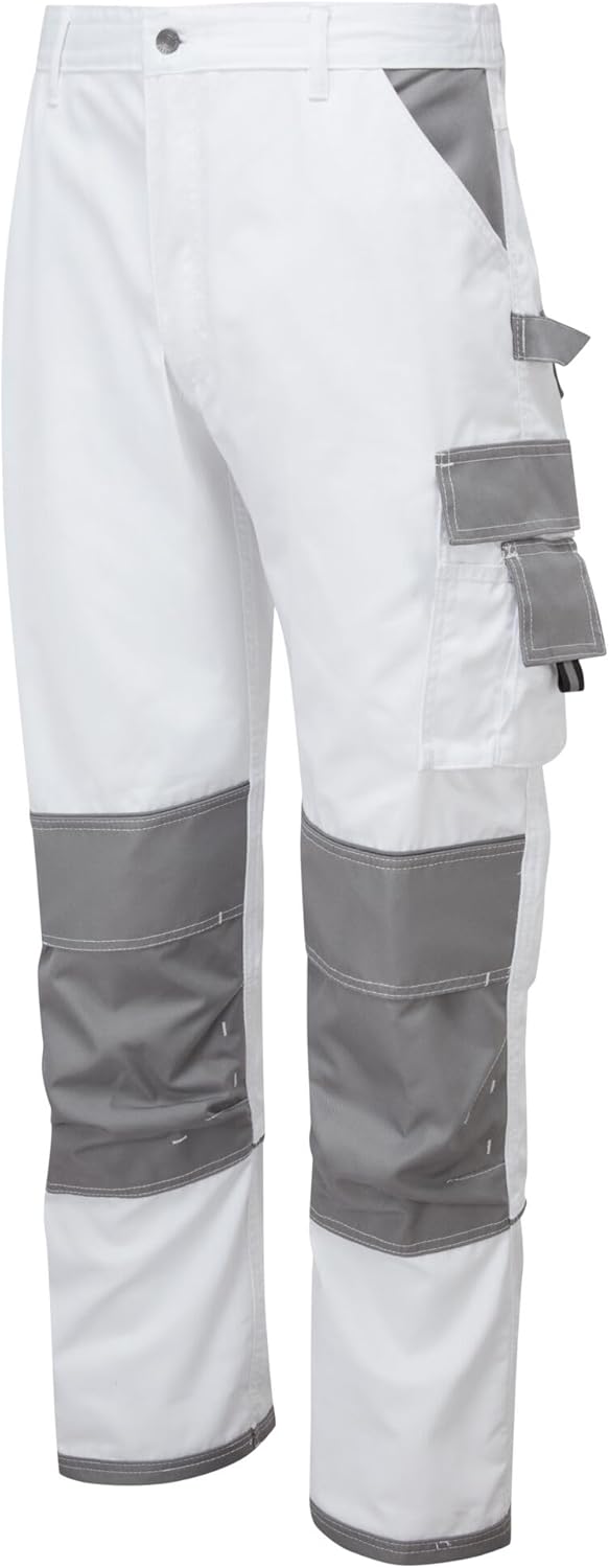 Painters Pro Trousers - Color: White - Talla: Small, S