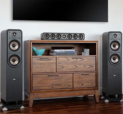 Polk Audio Signature S55E Standlautsprecher, HiFi Lautsprecher für Musik und Heimkino Sound, passive