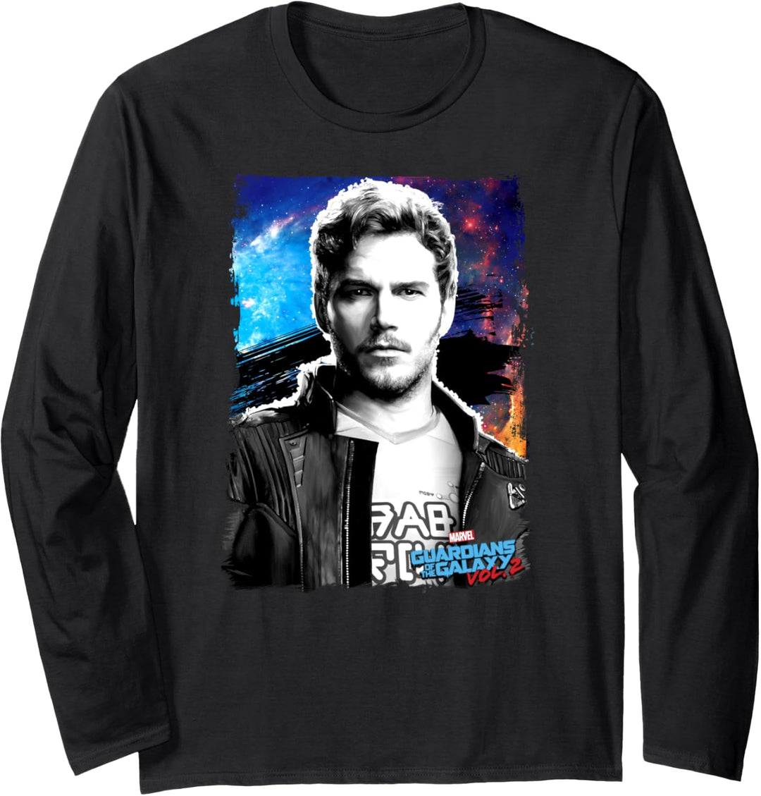 Marvel Guardians Of The Galaxy 2 Star Lord Langarmshirt