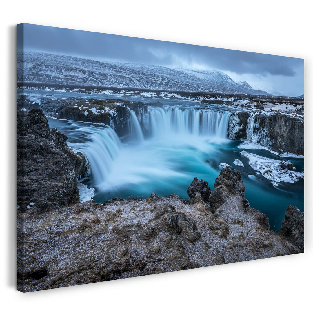 Printed Paintings Leinwand (120x80cm): Niagara-Falls Traum-Landschaft Wasser See Natur-Bilder was 12