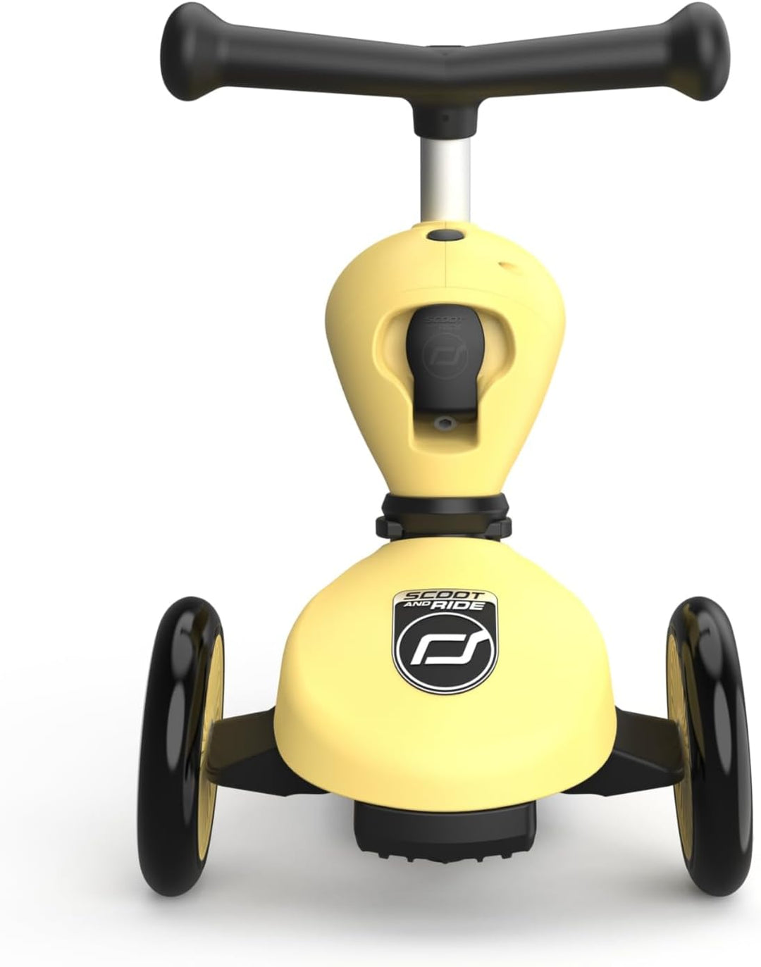 Scoot & Ride Unisex – Babys Highwaykick 1 Kickboard mit Sitz Gelb Einheitsgrösse Single, Gelb Einhei