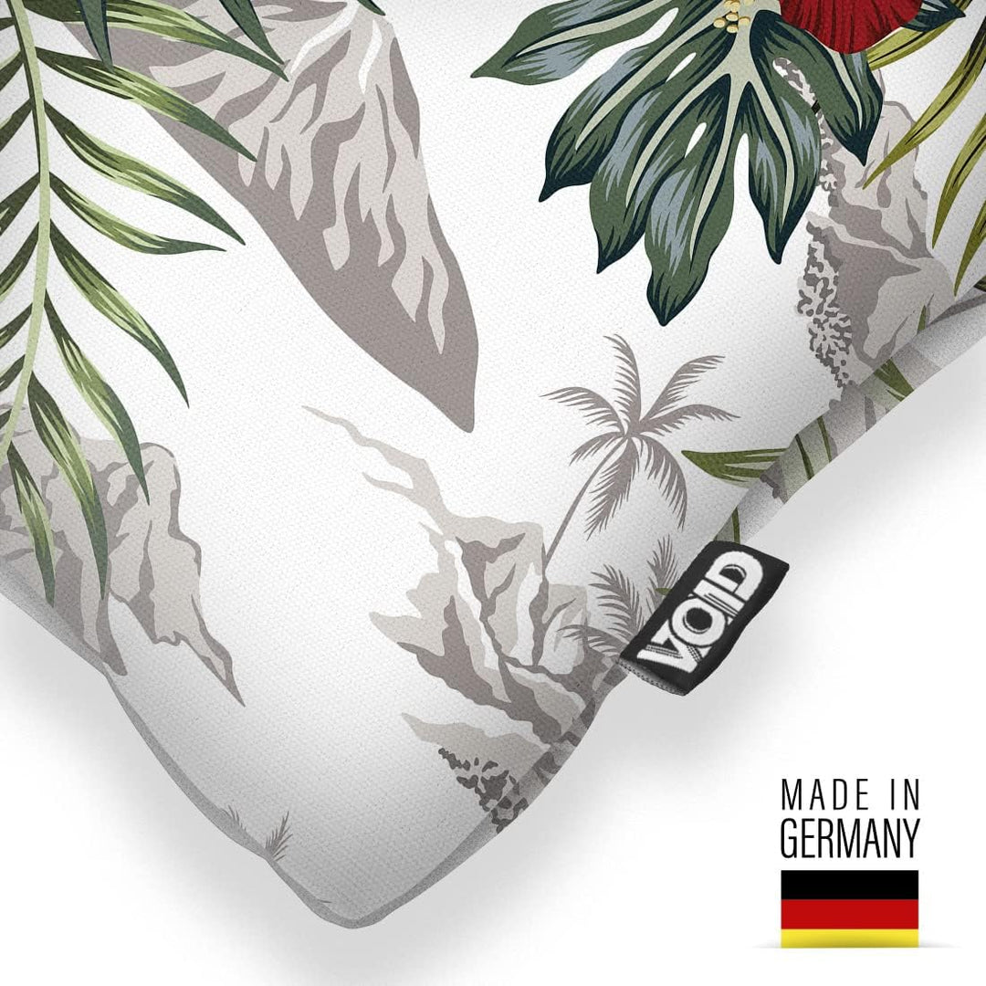VOID Tropische Inseln Hibiskus Kissenbezug Kissenhülle Sofakissen Kissen Deko Outdoor-Kissen Dekokis