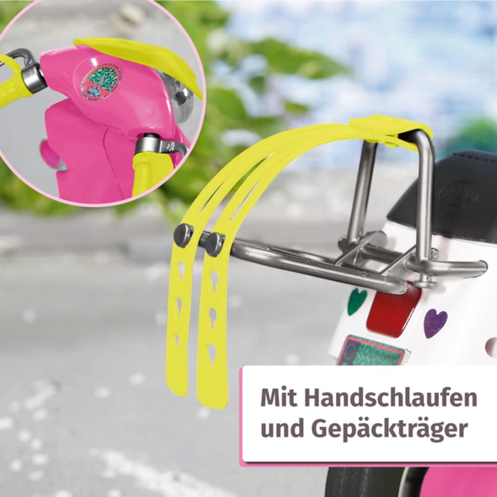 BABY born Zapf Creation 830192 City RC Scooter - ferngesteuerter Puppenroller mit Lichtfunktion, uni