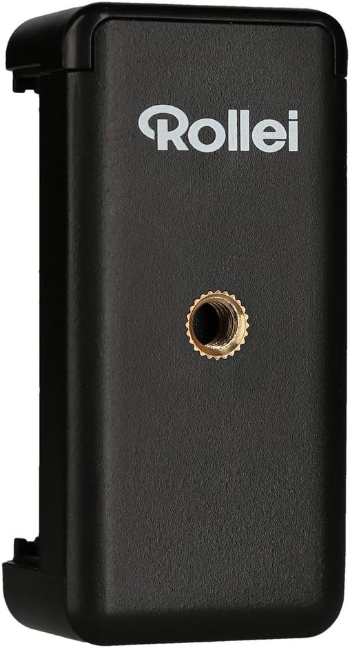 Rollei Smartphone Halterung - universeller Halter für ihr Smartphone mit 1/4“ Gewinde an der Unter-